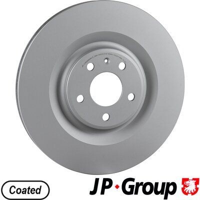 JP GROUP Rear Axle, 350x28mm, 5, internally vented, Coated, High-carbon Ø: 350mm, Num. of holes: 5, Brake Disc Thickness: 28mm Brake rotor 1163208900 buy