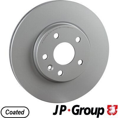 Great value for money - JP GROUP Brake disc 1263107300