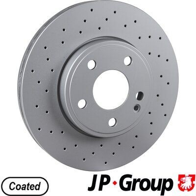 JP GROUP 1363109100 Brake disc A246.421.2512