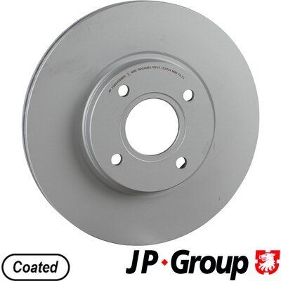 Original JP GROUP Brake rotors 1563105900 for FORD FIESTA