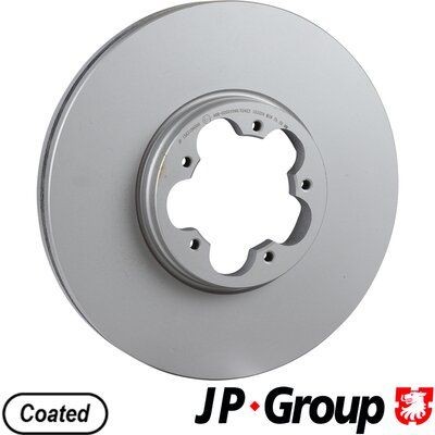 Original JP GROUP Brake disc 1563106000 for FORD Tourneo Custom