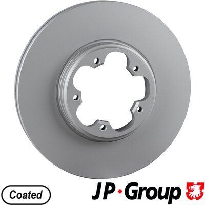 Original JP GROUP Brake disc kit 1563106100 for FORD Tourneo Custom
