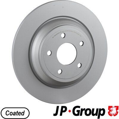 Original JP GROUP Brake disc kit 1563202900 for FORD KUGA