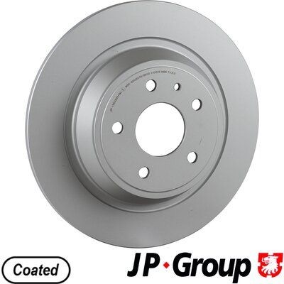 Original JP GROUP Brake disc kit 1563203100 for FORD FUSION