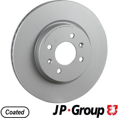 Original JP GROUP Brake rotors 3663101600 for KIA RIO