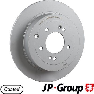 JP GROUP Rear Axle, 302x10mm, 5, solid, Coated Ø: 302mm, Num. of holes: 5, Brake Disc Thickness: 10mm Brake rotor 3663201500 buy