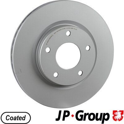 JP GROUP Front Axle, 280x24mm, 5, internally vented, Coated Ø: 280mm, Num. of holes: 5, Brake Disc Thickness: 24mm Brake rotor 4063102200 buy