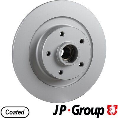 JP GROUP Rear Axle, 300x11mm, 5, solid Ø: 300mm, Num. of holes: 5, Brake Disc Thickness: 11mm Brake rotor 4363102400 buy