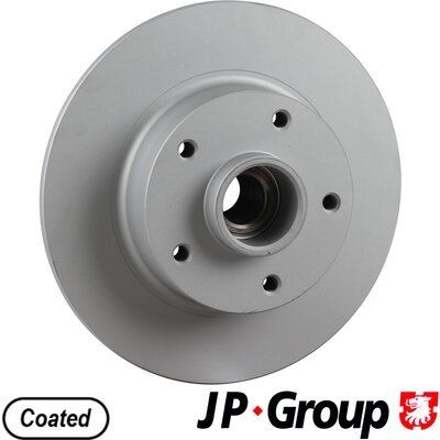 JP GROUP Rear Axle, 260x8mm, 5, solid Ø: 260mm, Num. of holes: 5, Brake Disc Thickness: 8mm Brake rotor 4363202900 buy