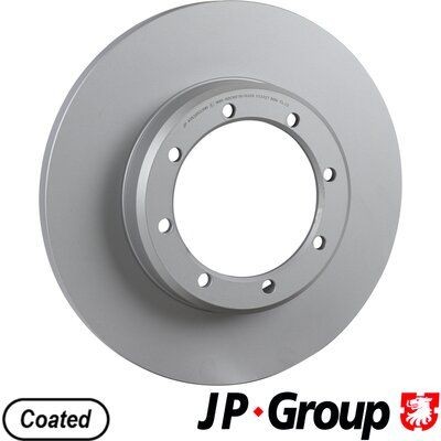 JP GROUP Rear Axle, 302x18mm, 8, solid Ø: 302mm, Num. of holes: 8, Brake Disc Thickness: 18mm Brake rotor 4363203300 buy