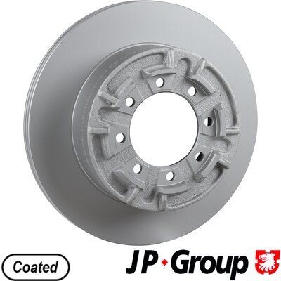 JP GROUP Rear Axle, 289x22mm, 8, solid Ø: 289mm, Num. of holes: 8, Brake Disc Thickness: 22mm Brake rotor 5363200500 buy
