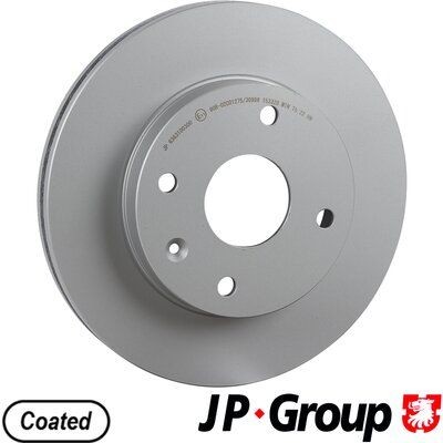 JP GROUP 6363100300 Brake disc 965 49 782