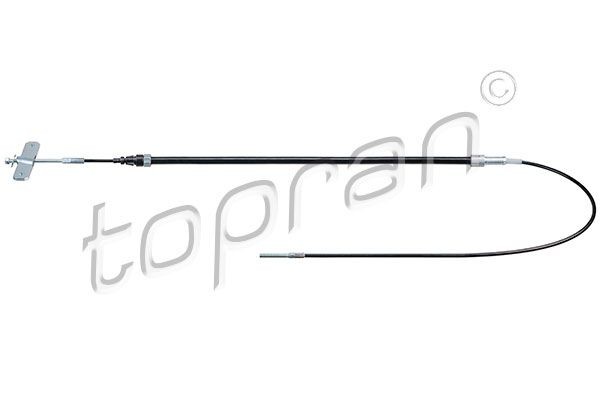 118 700 001 TOPRAN Front, Centre, 1428mm, with nut Cable, parking brake 118 700 buy
