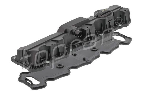 Engine cylinder head TOPRAN Exhaust Side, with valve cover gasket, with cap - 724 355