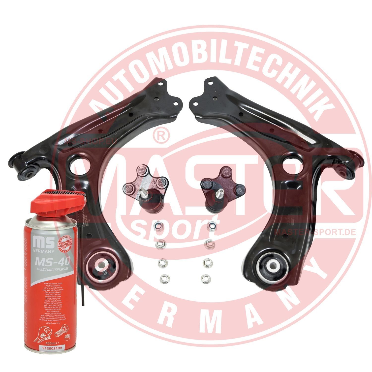 103684210 MASTER-SPORT 368421SETMSP Suspension repair kit Polo 6R 1.6 TDI 75 hp Diesel 2013 price