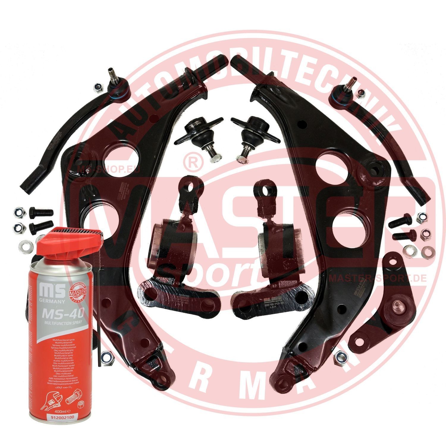 MASTER-SPORT Rear Axle both sides, with accessories Control arm kit 36855-KIT-MSP buy