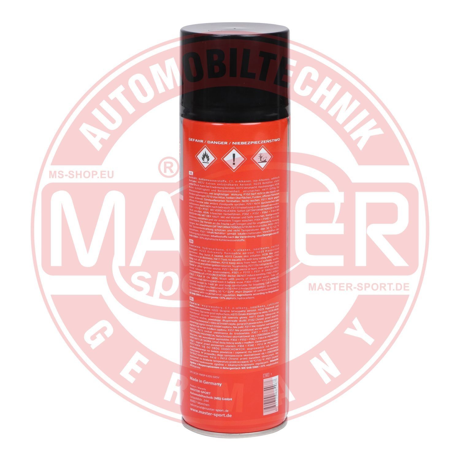 MASTER-SPORT Brake cleaner spray 912001500