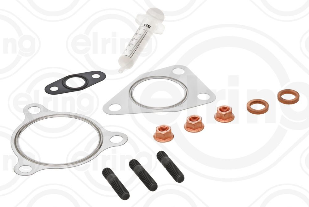 Mounting kit, charger ELRING with gaskets/seals, with bolts/screws - 714.320