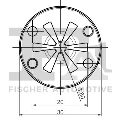 FA1 Clip, trim / protective strip 11-40111.10