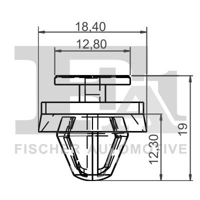 FA1 Clip, trim / protective strip 21-40031.5