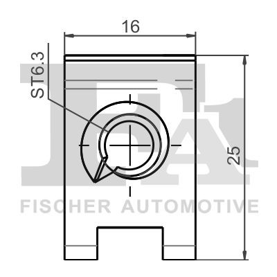 FA1 Clip, trim / protective strip 99-10111.5