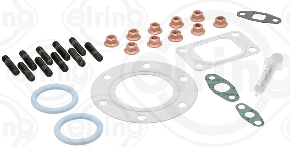 001 096 81 99 ELRING with gaskets/seals, with bolts/screws Mounting Kit, charger 715.040 buy