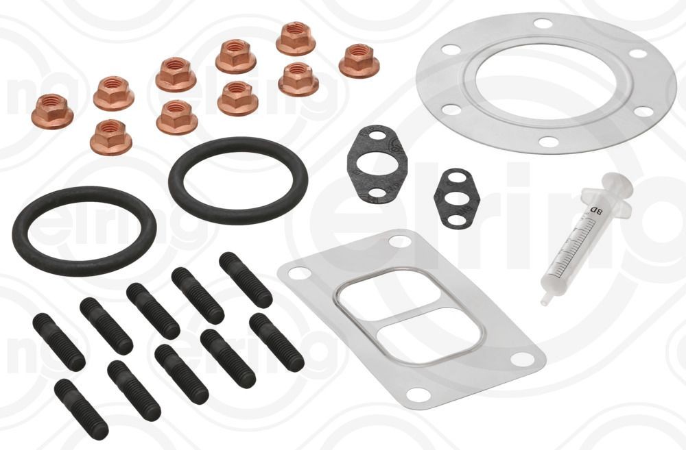 005 096 53 99 ELRING with gaskets/seals, with bolts/screws Mounting Kit, charger 715.331 buy