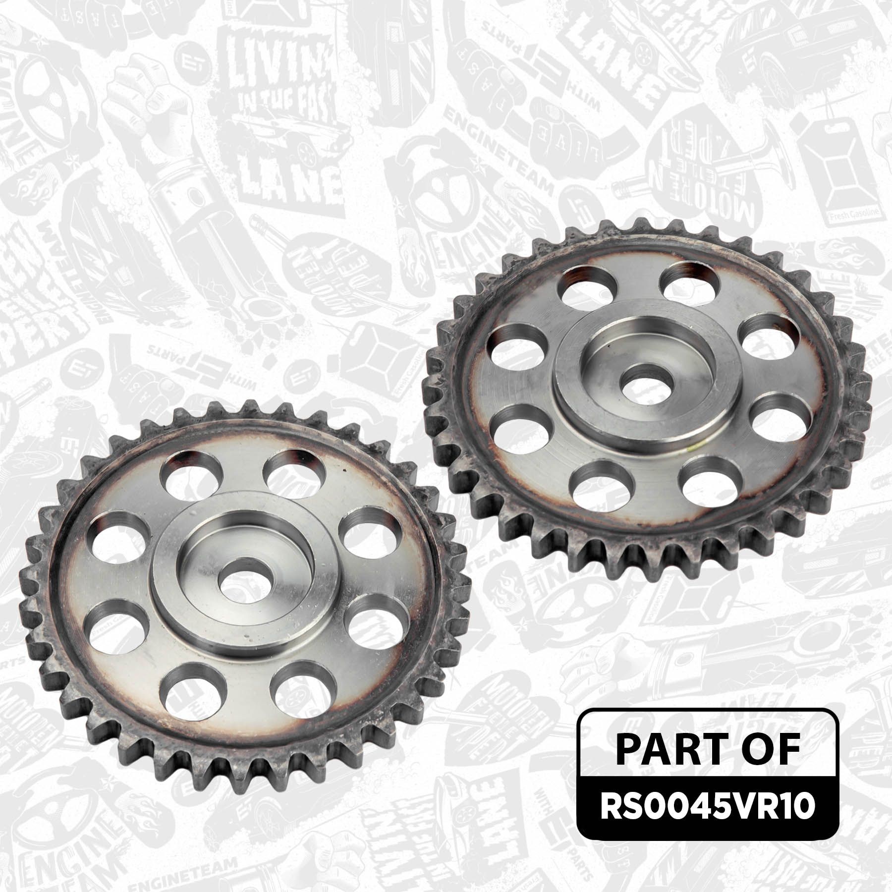 RS0045VR10 Timing chain kit RS0045VR10 ET ENGINETEAM with gears, Simplex