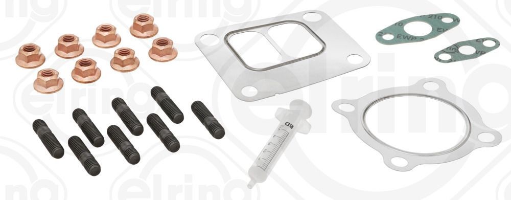316061 ELRING with gaskets/seals, with bolts/screws Mounting Kit, charger 715.640 buy