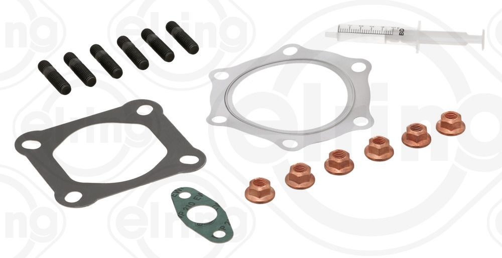 3599883 ELRING with gaskets/seals, with bolts/screws Mounting Kit, charger 715.710 buy