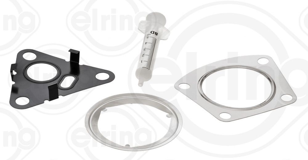 Volkswagen TOUAREG Exhaust parts - Mounting Kit, charger ELRING 716.270