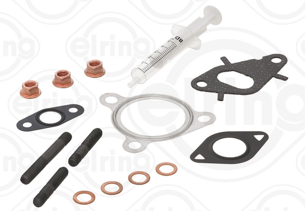 08 60 081 ELRING with gaskets/seals, with bolts/screws Mounting Kit, charger 716.760 buy