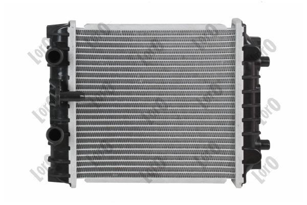 Engine radiator ABAKUS Aluminium, 195 x 186 x 26 mm, Manual Transmission, Brazed cooling fins - 053-017-0094