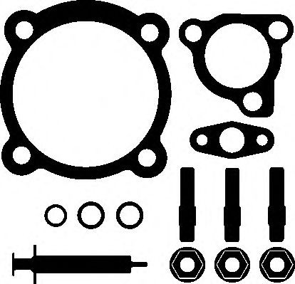 5303970-0011 ELRING with gaskets/seals, with mounting manual, with bolts/screws Mounting Kit, charger 717.950 buy