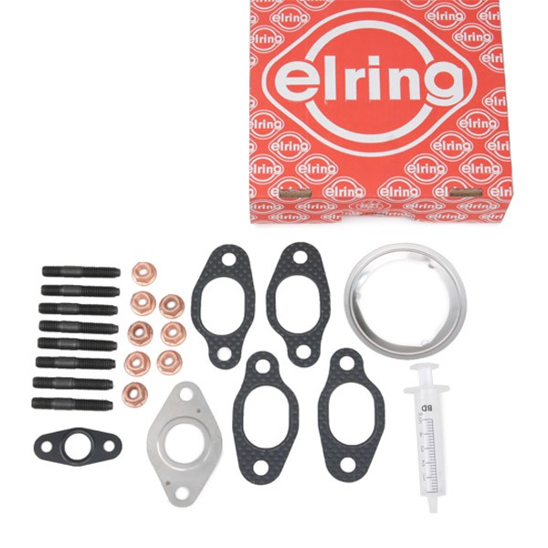 038 253 010 C ELRING with gaskets/seals, with bolts/screws Mounting Kit, charger 722.050 buy