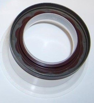 ELRING with mounting sleeve, FPM (fluoride rubber) Inner Diameter: 42mm Shaft seal, crankshaft 071.550 buy
