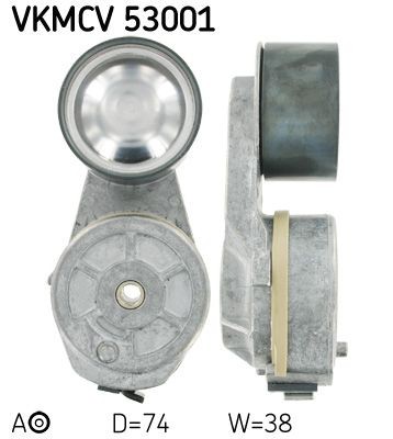 SKF Napenjalni valj, rebrasti jermen za VOLVO - številka izdelka: VKMCV 53001