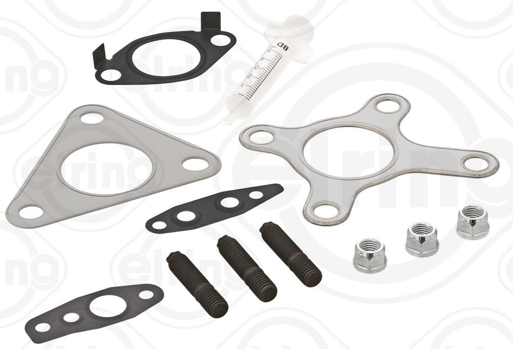 14411-ES60A ELRING with gaskets/seals, with bolts/screws Mounting Kit, charger 728.530 buy
