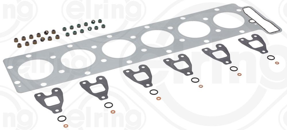 ELRING without valve cover gasket, with valve stem seals Head gasket kit 732.420 buy