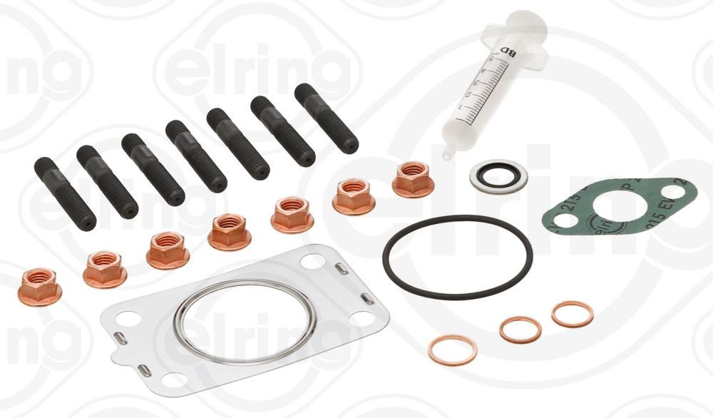 452068-0001 ELRING with gaskets/seals, with bolts/screws Mounting Kit, charger 733.690 buy