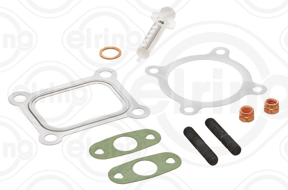 ELRING with gaskets/seals, with bolts/screws Mounting Kit, charger 745.340 buy