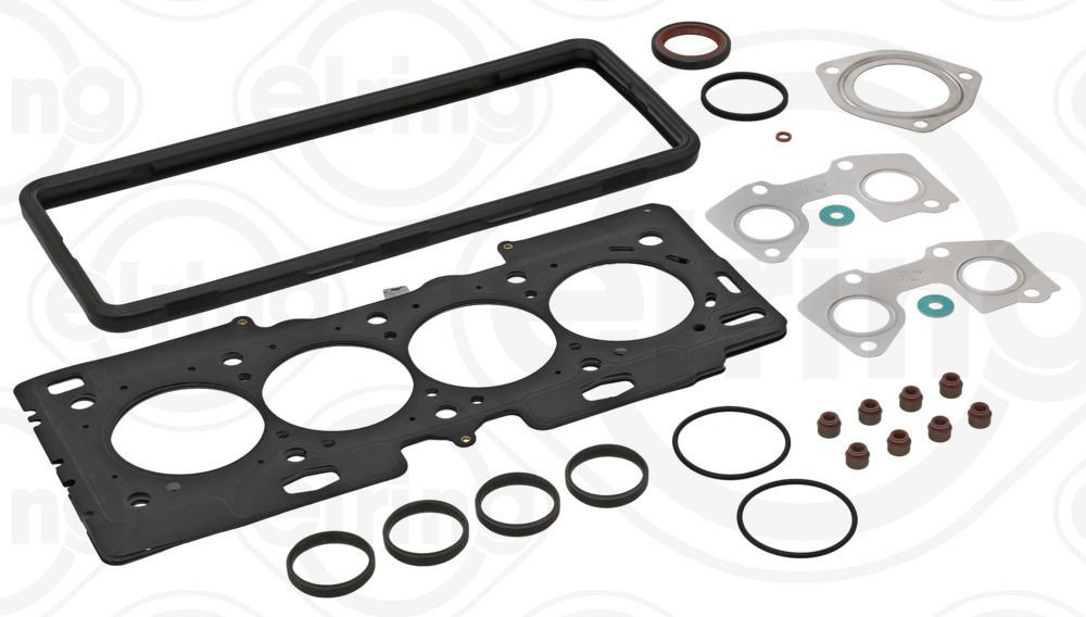 ELRING with cylinder head gasket, with valve cover gasket, with camshaft seal, with valve stem seals Head gasket kit 375.200 buy