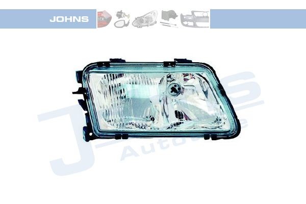 JOHNS 13 01 10 Headlight Right, H7, H1, without front fog light, without motor for headlamp levelling