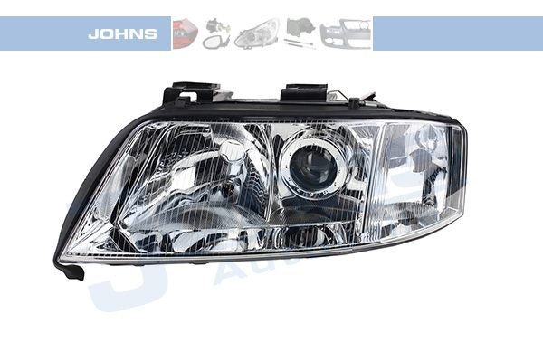 JOHNS 13 18 09 Headlight Left, H1/H7, with indicator, without motor for headlamp levelling