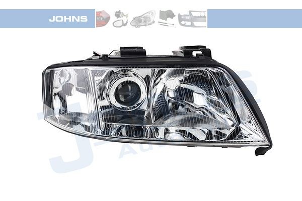 JOHNS 13 18 10 Headlight Right, H1, H7, with indicator, without motor for headlamp levelling