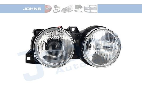 JOHNS 20 06 10 Headlight Right, H1, DE, without motor for headlamp levelling