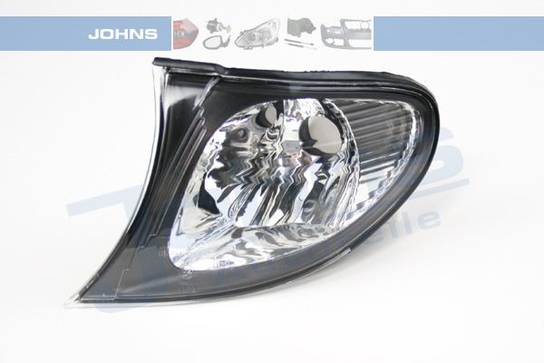 JOHNS 20 08 19-3 Side indicator Crystal clear, Left Front, without bulb holder