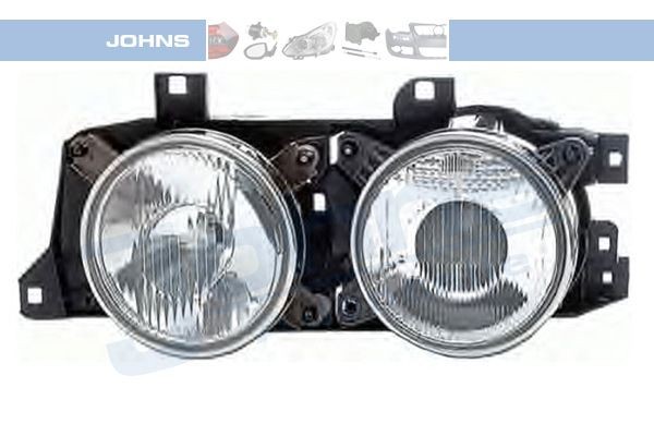 JOHNS 20 15 09 Headlight Left, H1, DE, without motor for headlamp levelling
