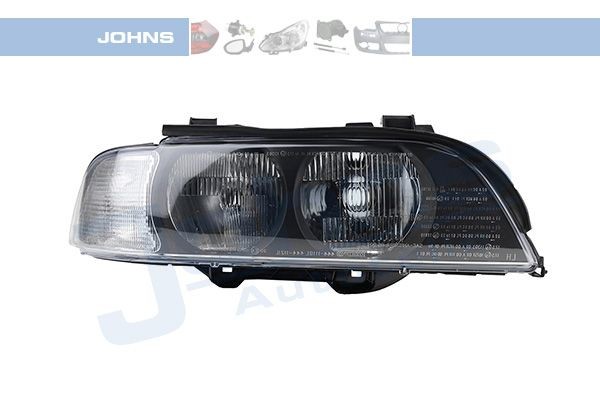 Xenon Lens Headlight Lenses Indicator White Pair Suitable for BMW E39 :  : Automotive