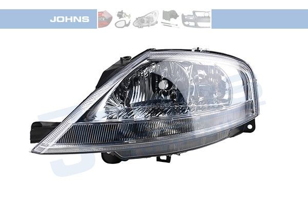JOHNS 23 07 09 Headlight Left, H7, H1, with indicator, with motor for headlamp levelling